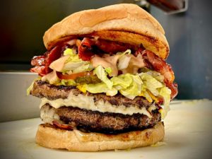 Burger from Fat Boy Restaurant in Las Vegas