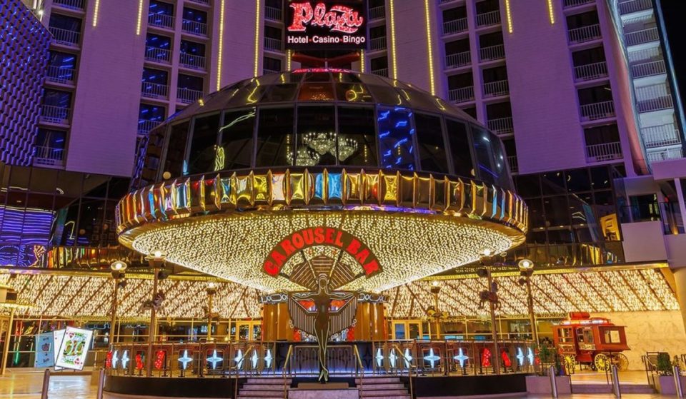 There’s A Dazzling Carousel-Themed Bar At Plaza Hotel And Casino